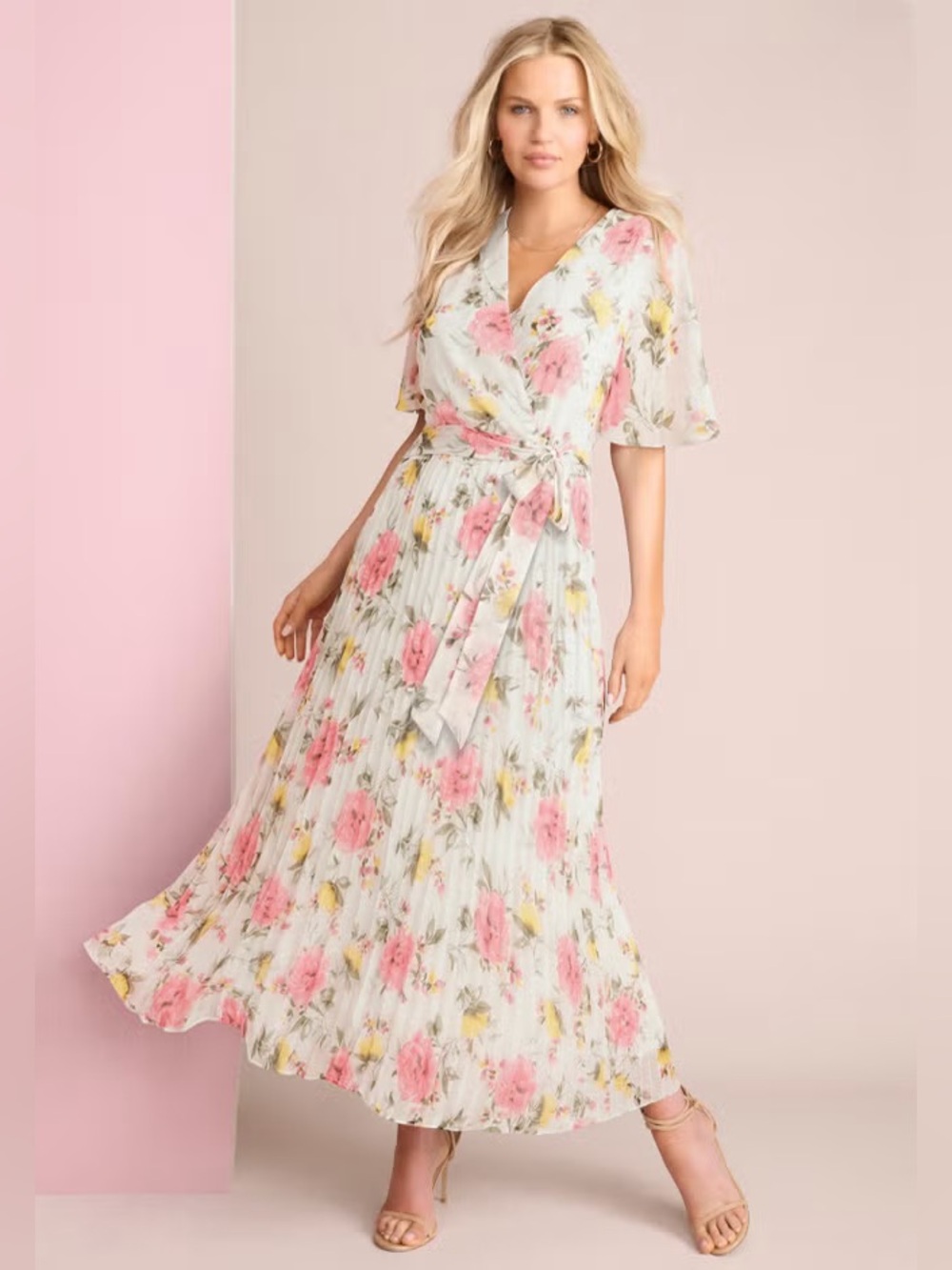 Roaman’s Floral Maxi Dress